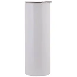 Cylindrical Tumbler White Front